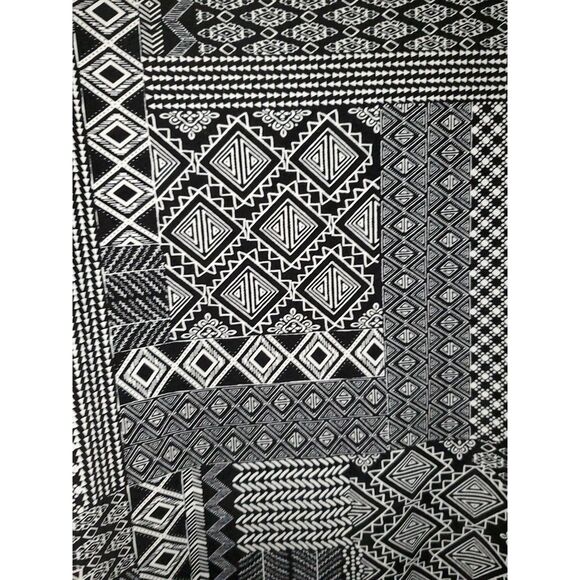 A Robert Louis Women's Top Tunic Bandana Print Boho Artsy Career Evening XL NWT - Picture 2 of 9